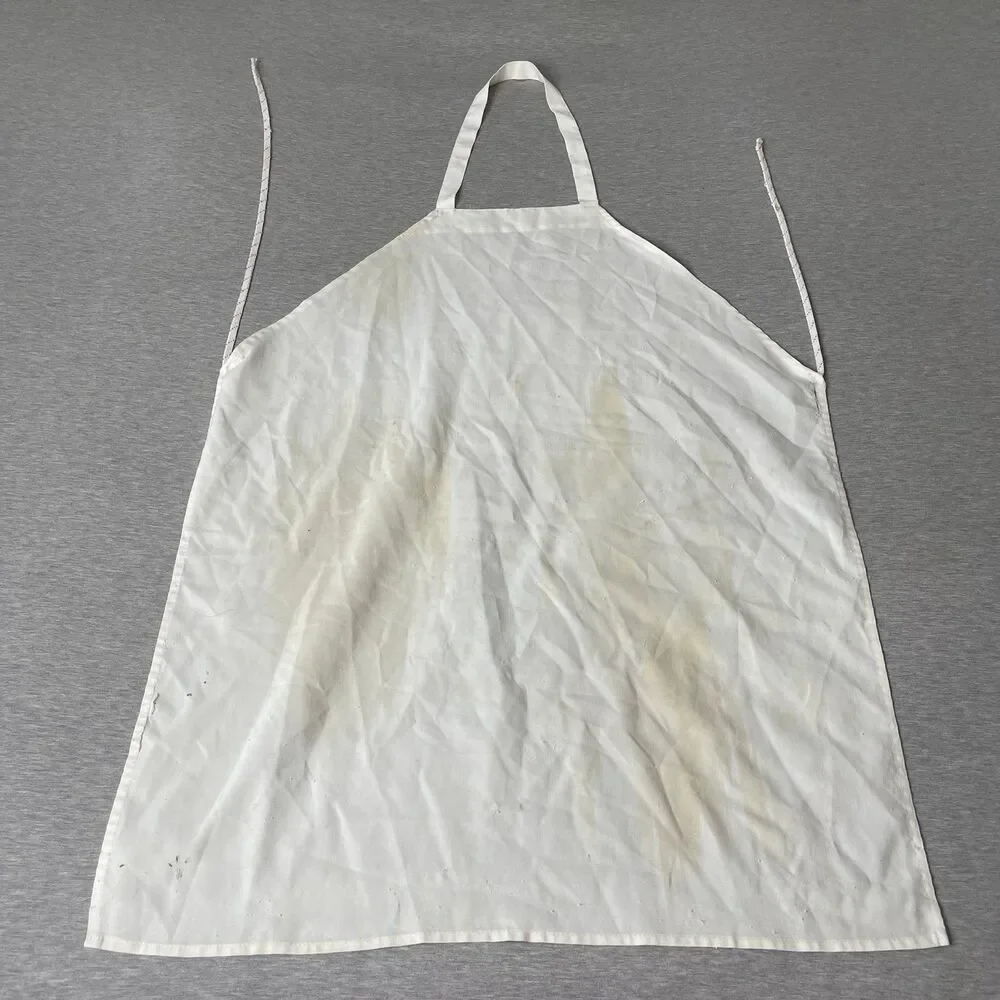 Restaurant White Kitchen and Cleaning Aprons 2 PCS. Set
